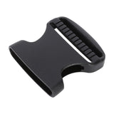 5Pcs Quick Release Buckle Plastic Dual Adjustable Strap Buckles Replacement DIY Craft for Backpack BlackFor 50mm Width Strap - Extra Image