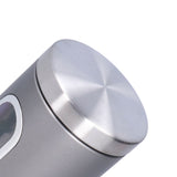 3Pcs Storage Jar Stainless Steel Food Tea Nut Container with Window Durable and Large Capacity for KitchenGrey - Extra Image