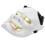 Halloween Festival Costume Horrible Mask Decorative Cosplay Makeup Props for Women MenWhite - 45-Degree Angle