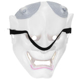 Halloween Festival Costume Horrible Mask Decorative Cosplay Makeup Props for Women MenWhite - Extra Image