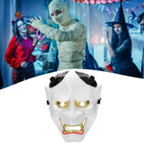 Halloween Festival Costume Horrible Mask Decorative Cosplay Makeup Props for Women MenWhite