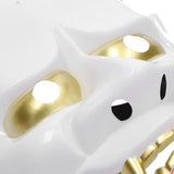 Halloween Festival Costume Horrible Mask Decorative Cosplay Makeup Props for Women MenWhite - Extra Image