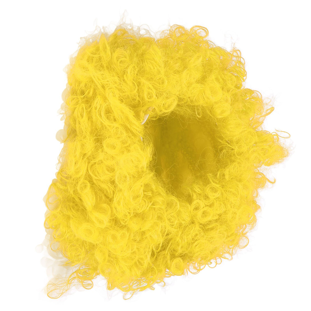 Adult Innovative Color Party Wig Halloween Interesting Headgear for Circus Troup FootballYellow