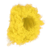 Adult Innovative Color Party Wig Halloween Interesting Headgear for Circus Troup FootballYellow
