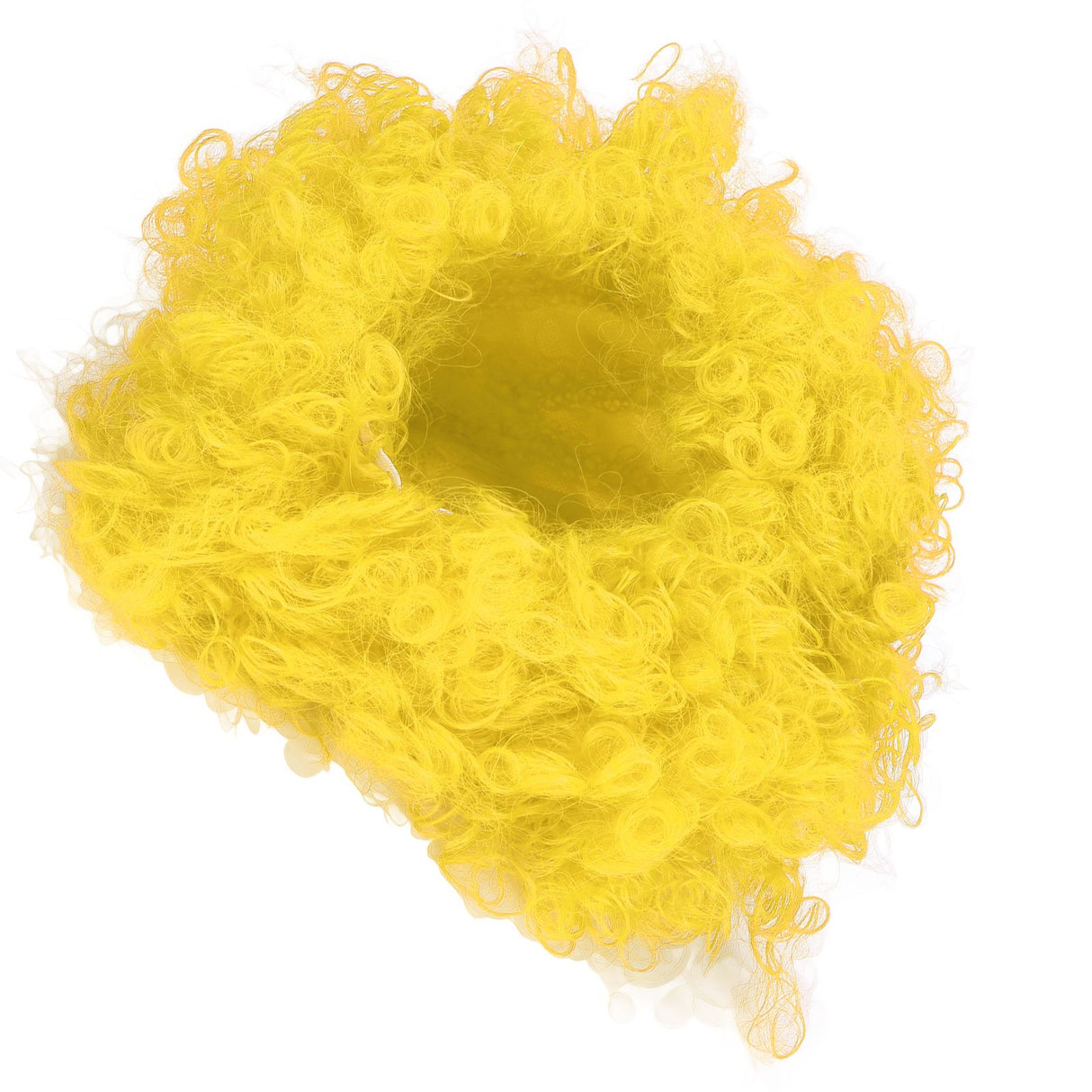 Adult Innovative Color Party Wig Halloween Interesting Headgear for Circus Troup FootballYellow