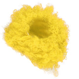 Adult Innovative Color Party Wig Halloween Interesting Headgear for Circus Troup FootballYellow