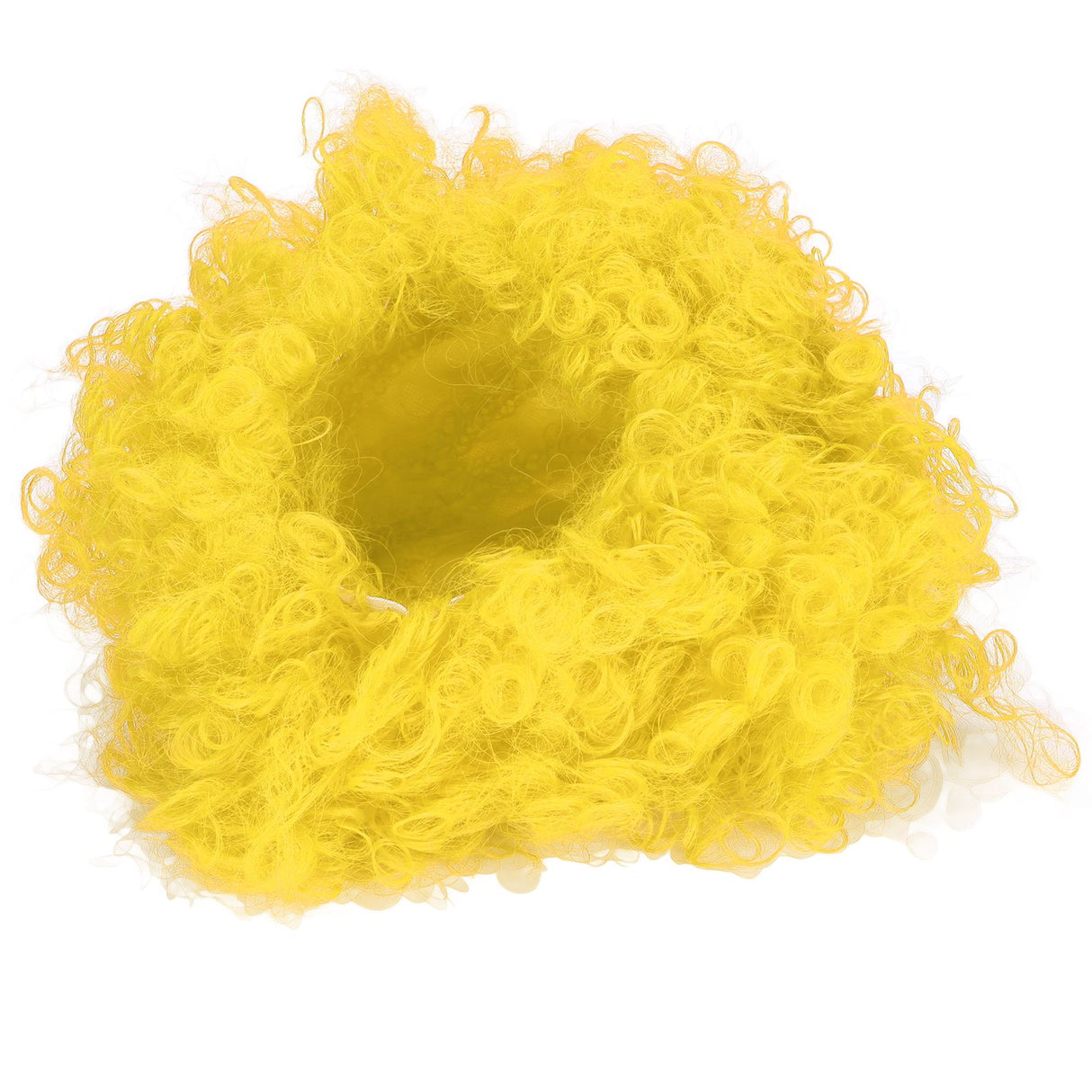 Adult Innovative Color Party Wig Halloween Interesting Headgear for Circus Troup FootballYellow