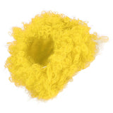Adult Innovative Color Party Wig Halloween Interesting Headgear for Circus Troup FootballYellow