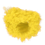 Adult Innovative Color Party Wig Halloween Interesting Headgear for Circus Troup FootballYellow