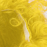 Adult Innovative Color Party Wig Halloween Interesting Headgear for Circus Troup FootballYellow