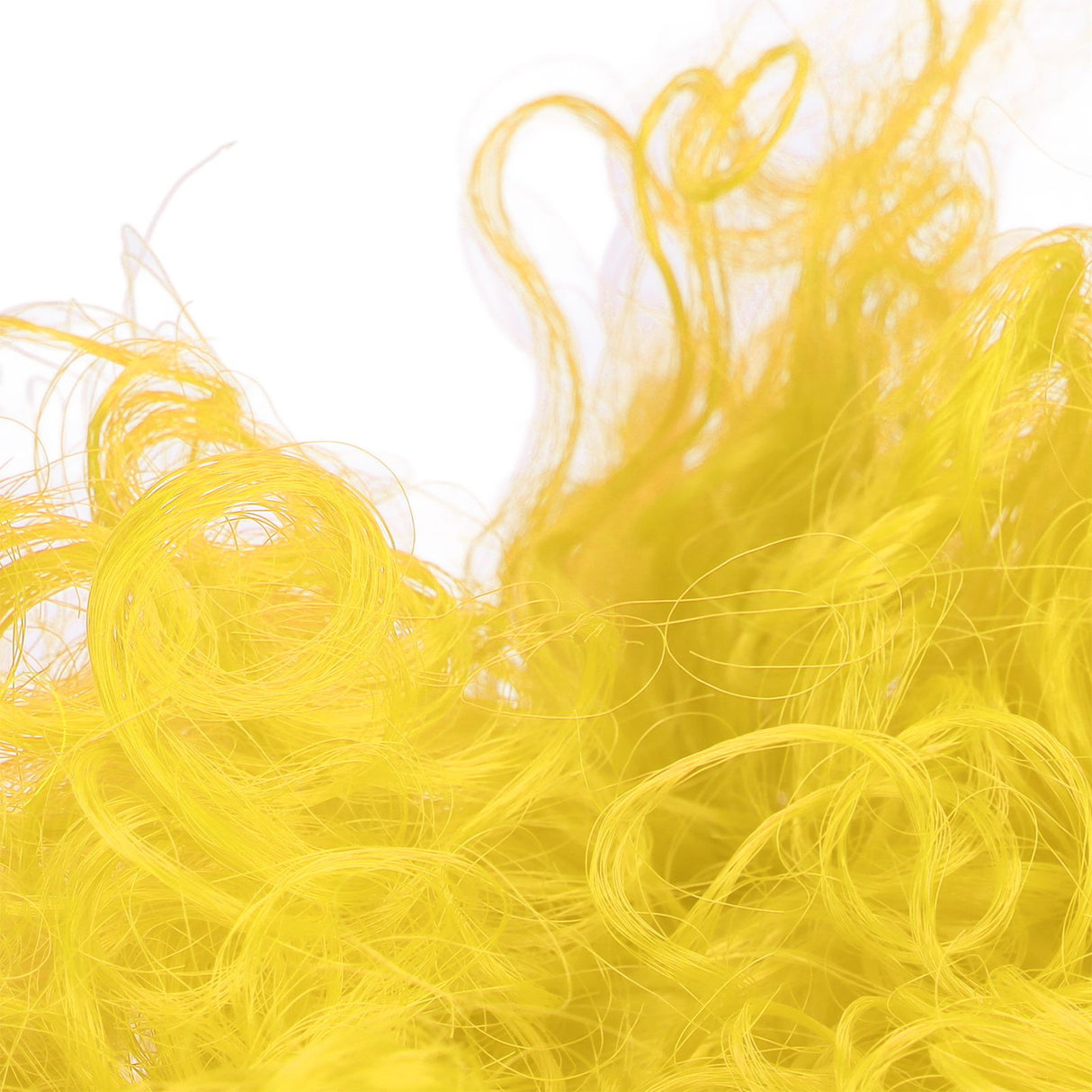 Adult Innovative Color Party Wig Halloween Interesting Headgear for Circus Troup FootballYellow
