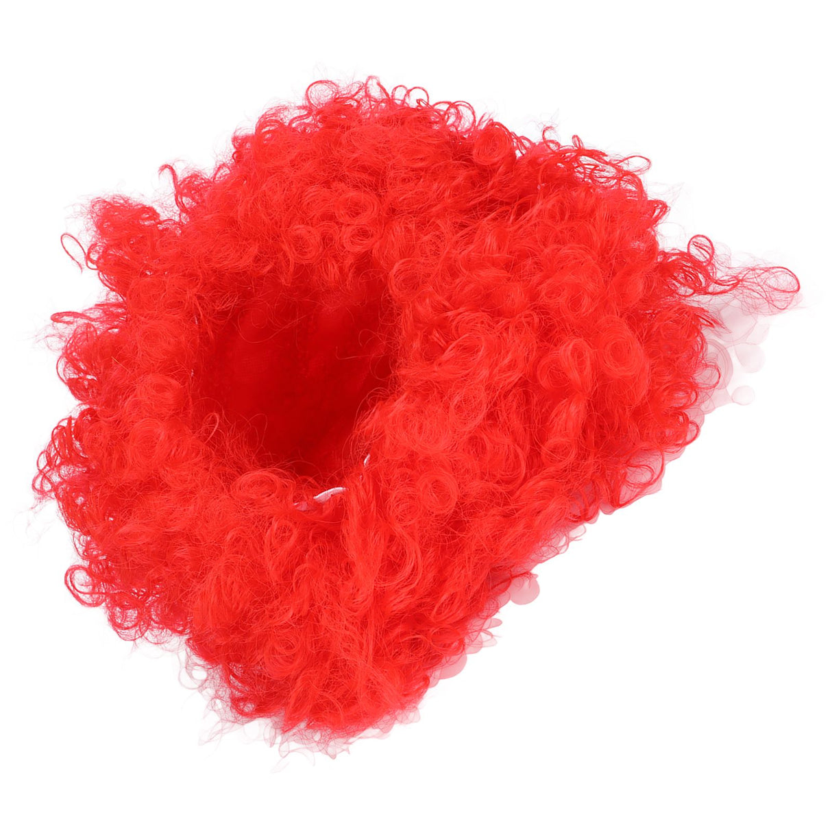 Adult Innovative Color Party Wig Halloween Interesting Headgear for Circus Troup FootballRed