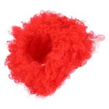 Adult Innovative Color Party Wig Halloween Interesting Headgear for Circus Troup FootballRed