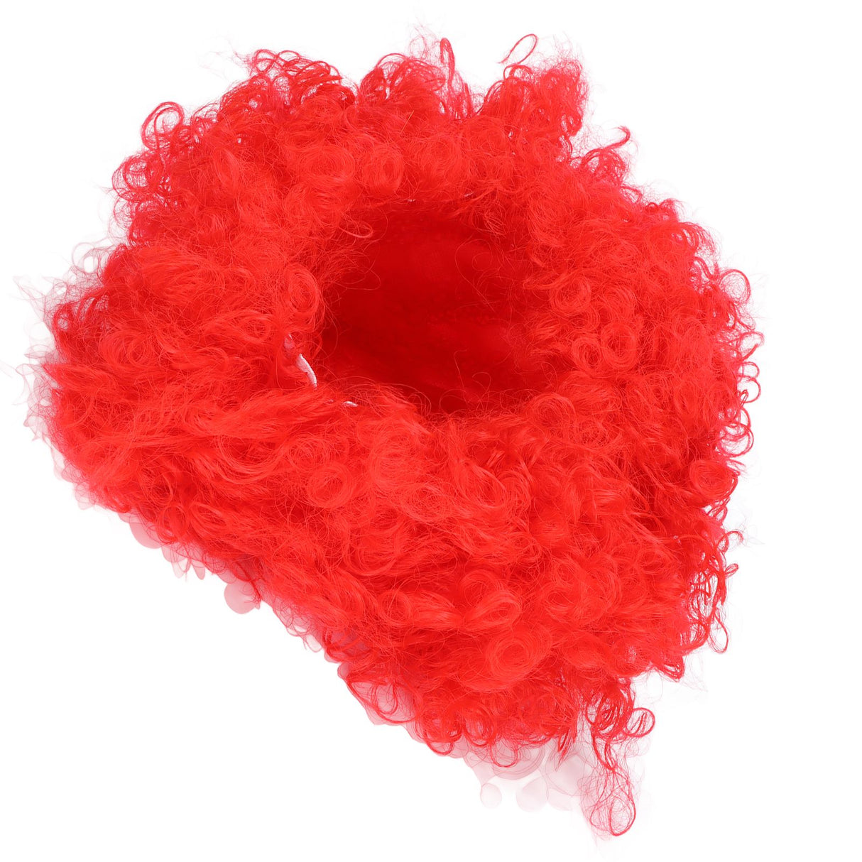 Adult Innovative Color Party Wig Halloween Interesting Headgear for Circus Troup FootballRed