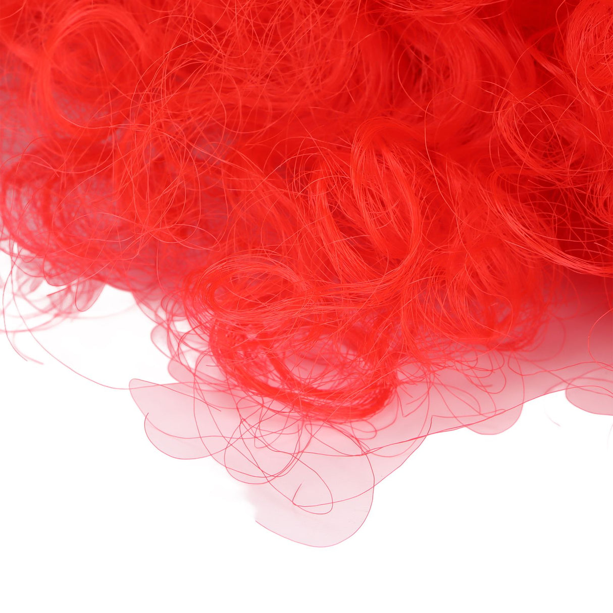 Adult Innovative Color Party Wig Halloween Interesting Headgear for Circus Troup FootballRed
