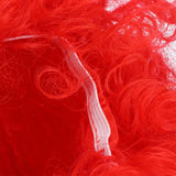 Adult Innovative Color Party Wig Halloween Interesting Headgear for Circus Troup FootballRed - Extra Image