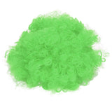 Adult Innovative Color Party Wig Halloween Interesting Headgear for Circus Troup FootballGreen