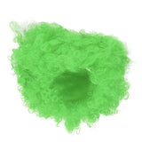 Adult Innovative Color Party Wig Halloween Interesting Headgear for Circus Troup FootballGreen - Front View