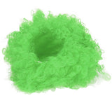 Adult Innovative Color Party Wig Halloween Interesting Headgear for Circus Troup FootballGreen - Rear View