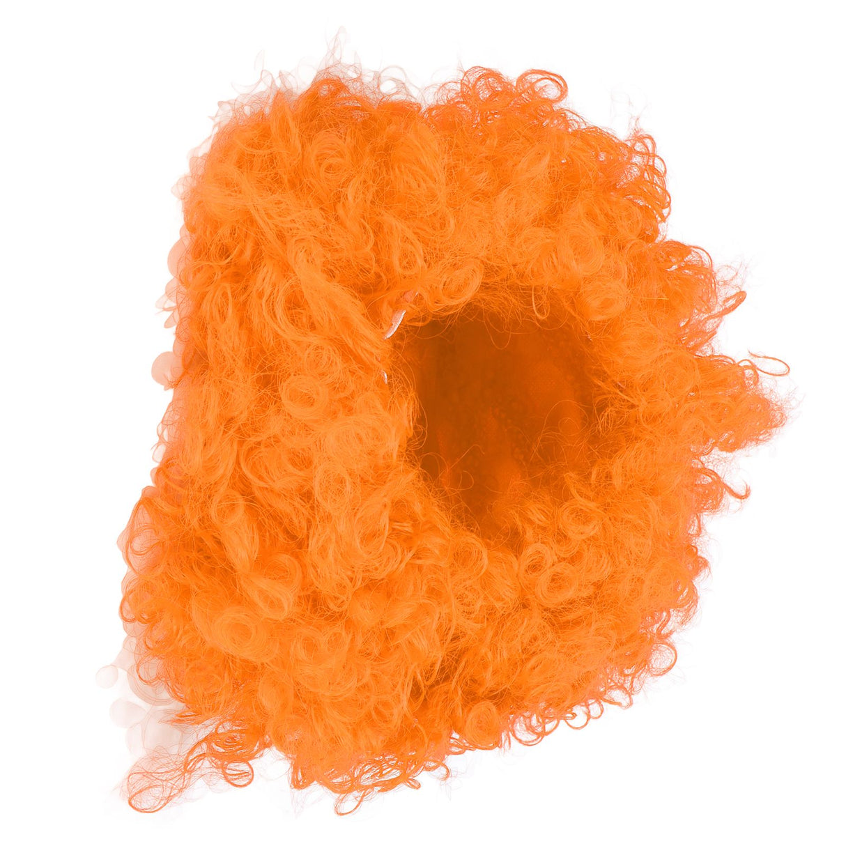 Adult Innovative Color Party Wig Halloween Interesting Headgear for Circus Troup FootballOrange