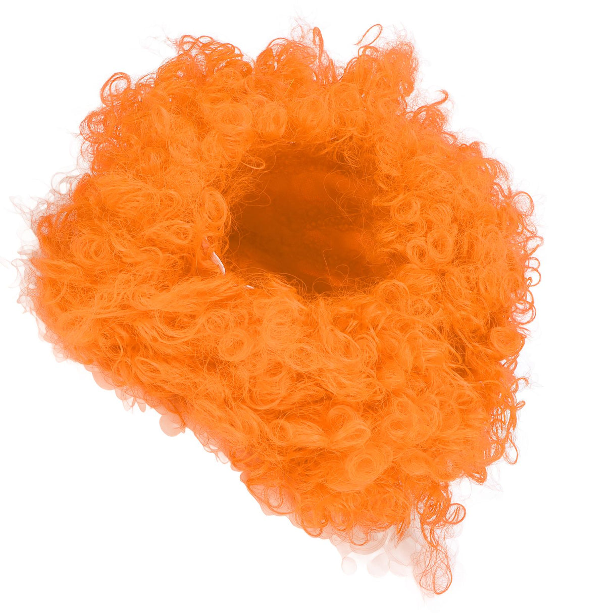 Adult Innovative Color Party Wig Halloween Interesting Headgear for Circus Troup FootballOrange