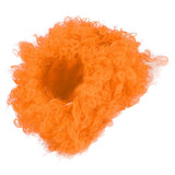 Adult Innovative Color Party Wig Halloween Interesting Headgear for Circus Troup FootballOrange