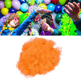 Adult Innovative Color Party Wig Halloween Interesting Headgear for Circus Troup FootballOrange - Extra Image