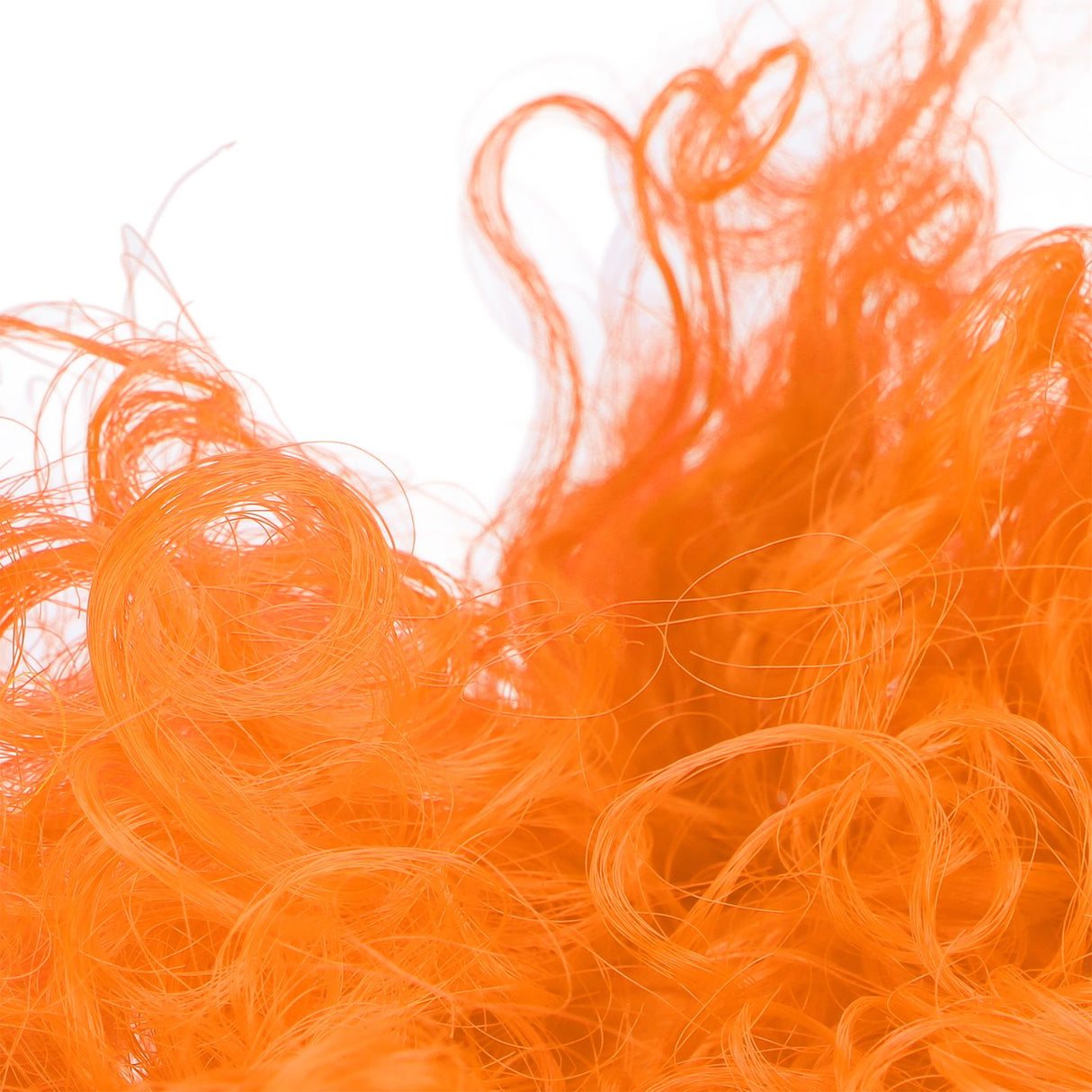 Adult Innovative Color Party Wig Halloween Interesting Headgear for Circus Troup FootballOrange