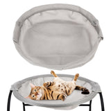 Detachable Cat Hammock Washable Breathable Pet Hanging Bed House for Home Living RoomGrey