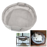 Detachable Cat Hammock Washable Breathable Pet Hanging Bed House for Home Living RoomGrey - Extra Image