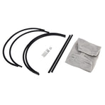 Cat Hanging Bed Soft Breathable Cat Hammock Detachable Pet Bed for 4 Seasons UniversalGray