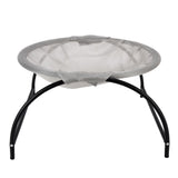 Cat Hanging Bed Soft Breathable Cat Hammock Detachable Pet Bed for 4 Seasons UniversalGray - Front View