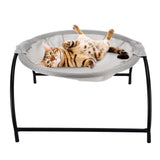 Cat Hanging Bed Soft Breathable Cat Hammock Detachable Pet Bed for 4 Seasons UniversalGray