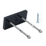 Skateboard Rack Floating Stable Durable Suspended Skateboard Wall Mount for Garage Home Bedroom - Rear View