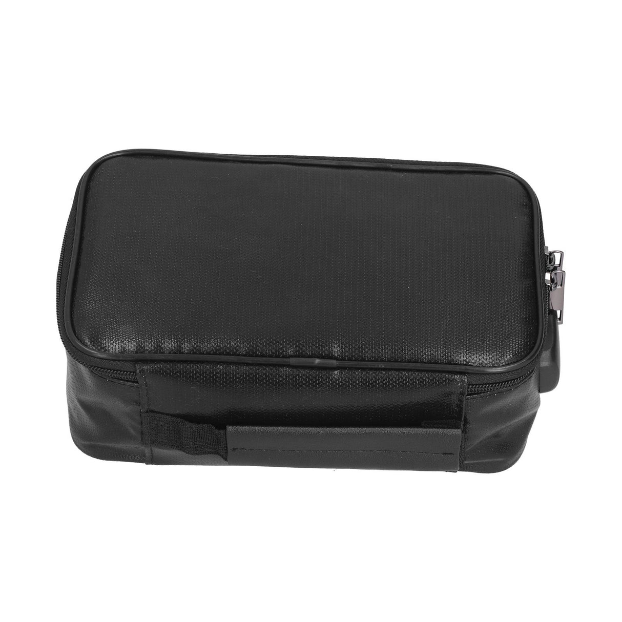 Certificate Storage Bag with Lock Waterproof Fireproof Document Bag File Organizer Bag Passport Money Storage CaseBlack