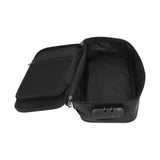 Certificate Storage Bag with Lock Waterproof Fireproof Document Bag File Organizer Bag Passport Money Storage CaseBlack