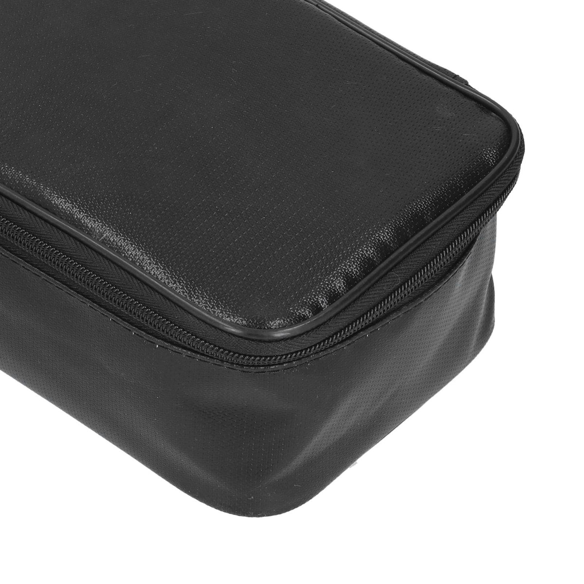 Certificate Storage Bag with Lock Waterproof Fireproof Document Bag File Organizer Bag Passport Money Storage CaseBlack