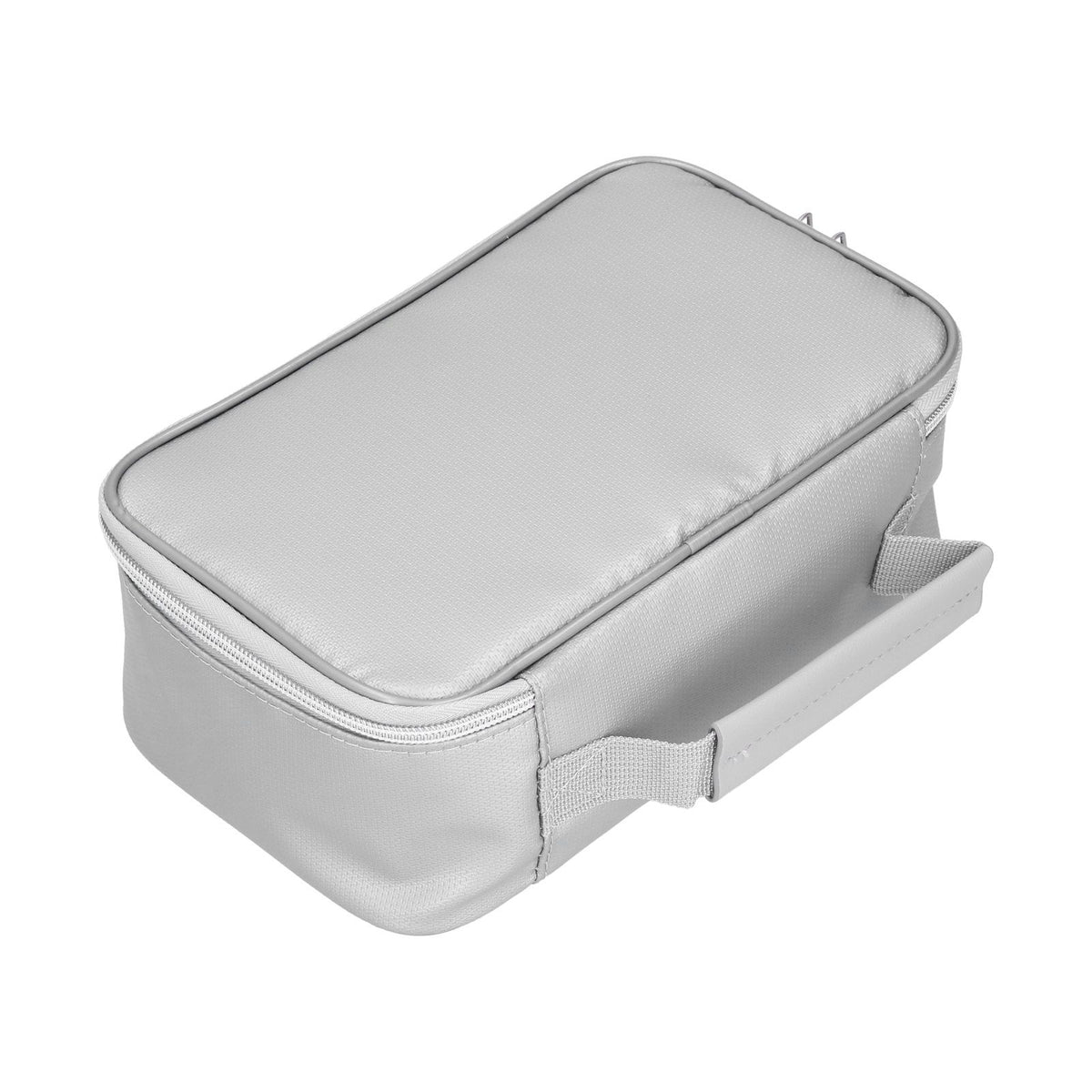 Certificate Storage Bag with Lock Waterproof Fireproof Document Bag File Organizer Bag Passport Money Storage CaseSilver
