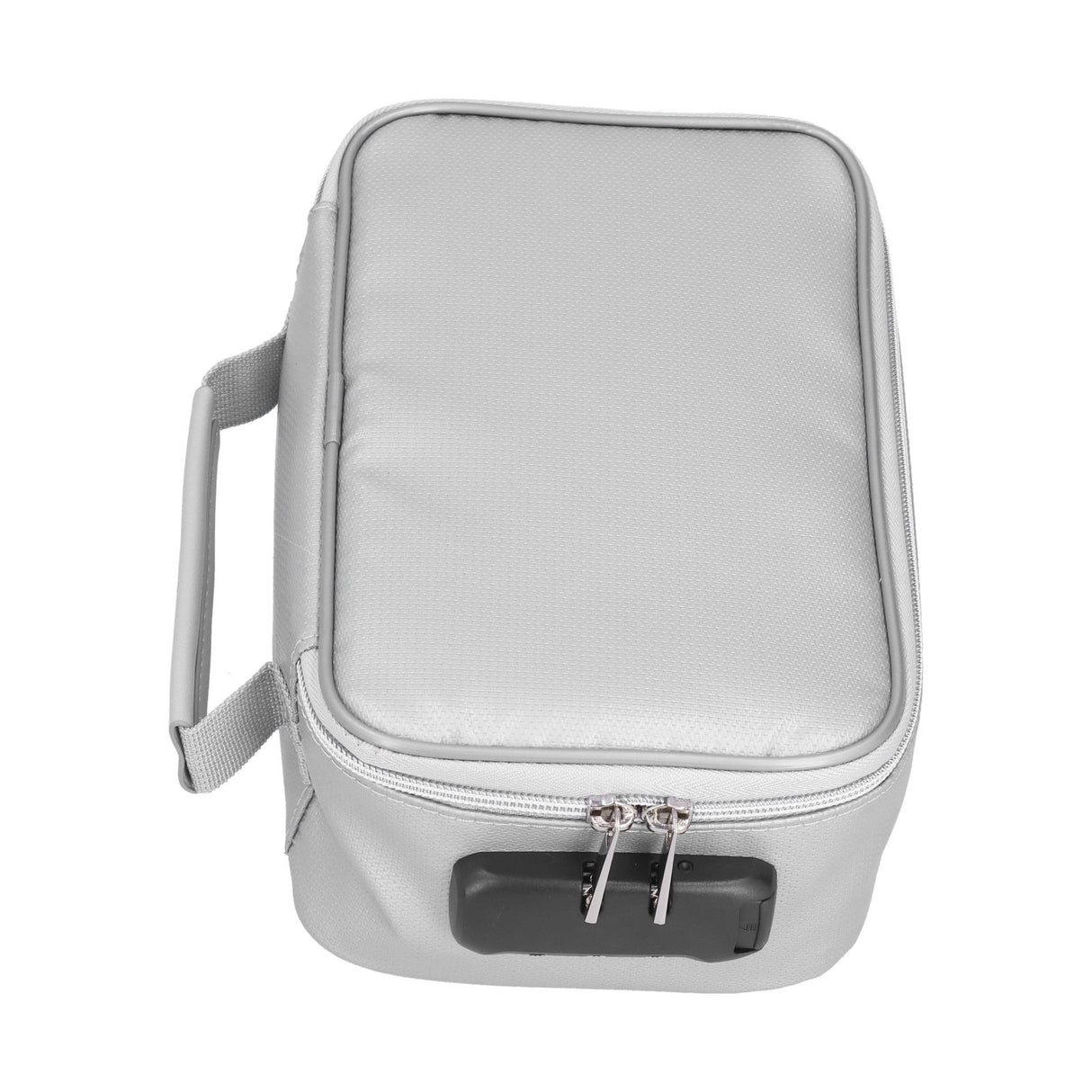 Certificate Storage Bag with Lock Waterproof Fireproof Document Bag File Organizer Bag Passport Money Storage CaseSilver