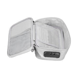 Certificate Storage Bag with Lock Waterproof Fireproof Document Bag File Organizer Bag Passport Money Storage CaseSilver