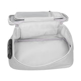 Certificate Storage Bag with Lock Waterproof Fireproof Document Bag File Organizer Bag Passport Money Storage CaseSilver