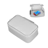 Certificate Storage Bag with Lock Waterproof Fireproof Document Bag File Organizer Bag Passport Money Storage CaseSilver - Extra Image