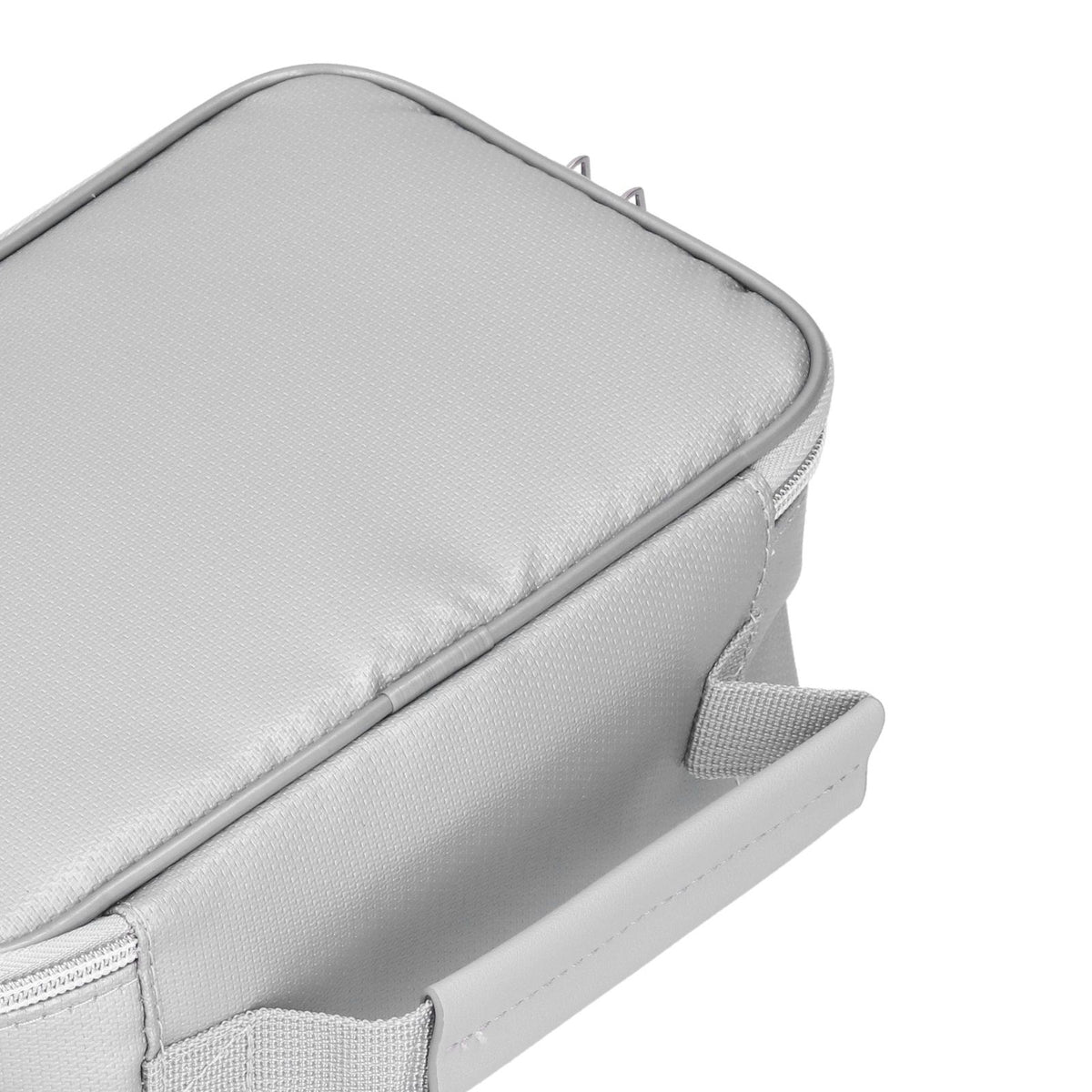 Certificate Storage Bag with Lock Waterproof Fireproof Document Bag File Organizer Bag Passport Money Storage CaseSilver
