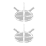 2Pcs Golf Ball Rack High Stability Strong Firmness Simple Baseball Display StandTransparent 2 Pieces