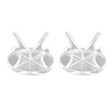 2Pcs Golf Ball Rack High Stability Strong Firmness Simple Baseball Display StandTransparent 2 Pieces