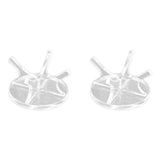2Pcs Golf Ball Rack High Stability Strong Firmness Simple Baseball Display StandTransparent 2 Pieces - Rear View
