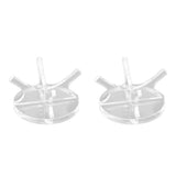 2Pcs Golf Ball Rack High Stability Strong Firmness Simple Baseball Display StandTransparent 2 Pieces