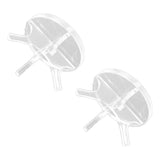 2Pcs Golf Ball Rack High Stability Strong Firmness Simple Baseball Display StandTransparent 2 Pieces - Extra Image