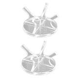 2Pcs Golf Ball Rack High Stability Strong Firmness Simple Baseball Display StandTransparent 2 Pieces - Extra Image