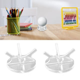 2Pcs Golf Ball Rack High Stability Strong Firmness Simple Baseball Display StandTransparent 2 Pieces